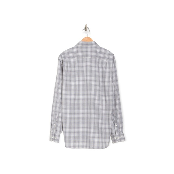 Peter Millar Flex Finish Vale Plaid Sport Shirt - Picture 2 of 3